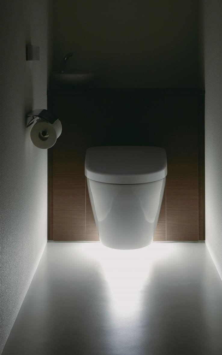 TOTOならではの照明：レストパルF やわらかフロアライト